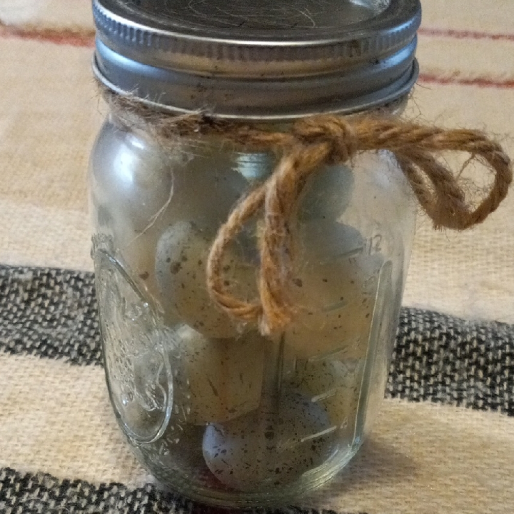 Rustic Glass Jar with Twine Accent